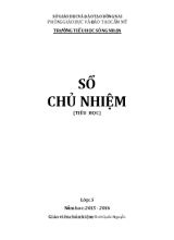 Sổ chủ nhiệm Lớp 5 - Năm học 2015-2016 - Đinh Quốc Nguyễn